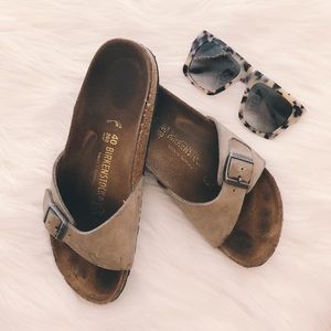 birkenstock madrid one strap birkibuc sandals